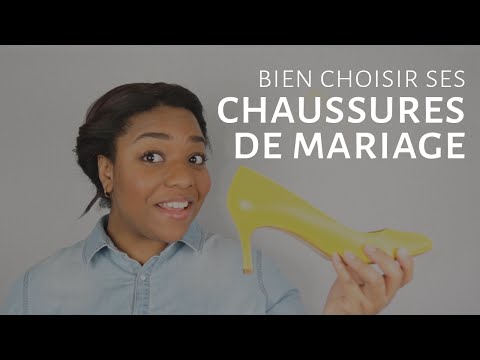 Vidéo: Comment choisir des chaussures à porter avec votre robe de mariée : 10 étapes