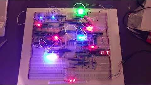 8-bit Turing Complete computer clock counter