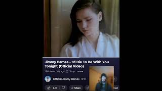 JIMMY BARNES-I'D DIE TO BE WITH YOU TONIGHT AMAZING LYRICS IN THIS 💜🖤INDEPENDENT ARTIST REACTS