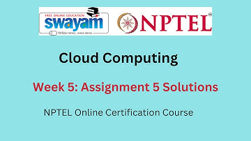 Cloud Computing Week 5 : Assignment 5  Answers || July 2023 || NPTEL