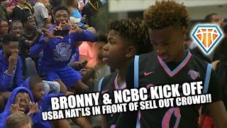 SELL OUT CROWD WATCHES BRONNY \& NCBC Kick Off at USBA Nat’ls!! | + Mikey Williams Blue Chips Debut