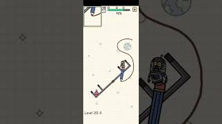 Hello Zombie Level 20 - 3 Fail | Save Us | Draw The Line And Bomb The Zombies | Drawing Puzzle Game screenshot 2