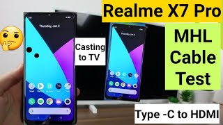 Realme x7 pro mhl cable HDMI support test will it work or not