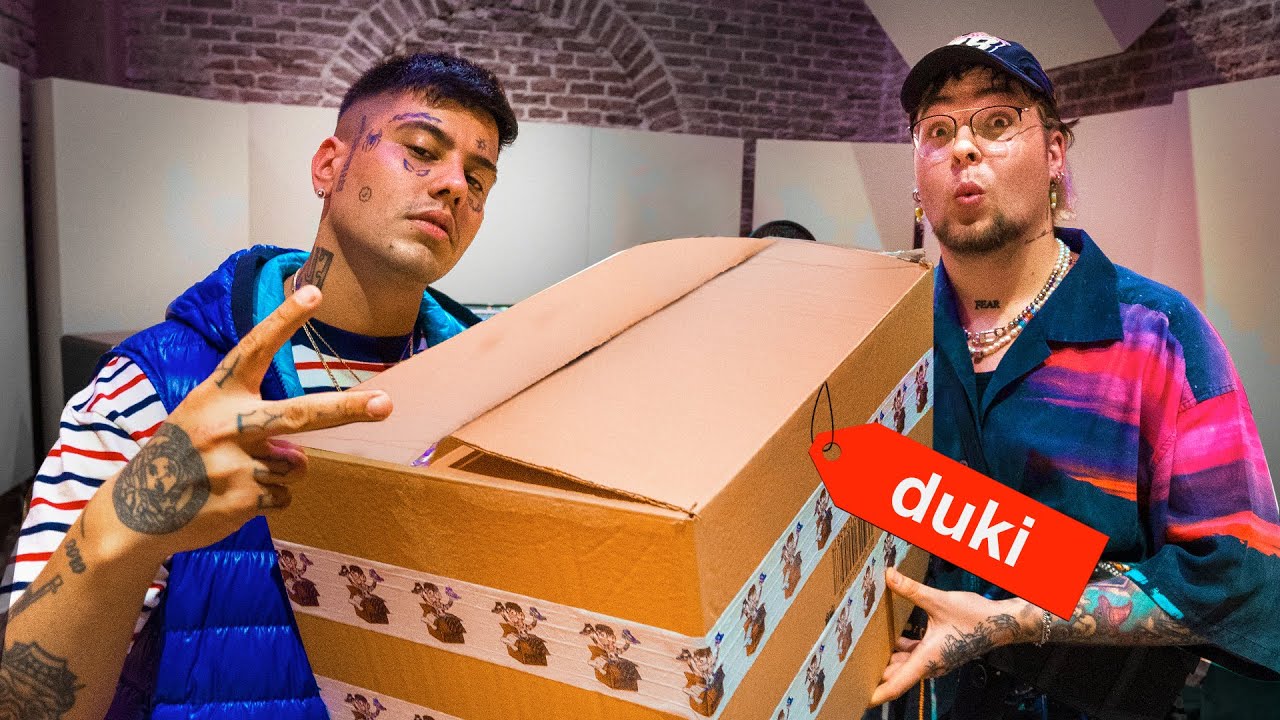 LE REGALO A DUKI UNA MYSTERY BOX DE ROPA Y ZAPATILLAS!! (Caja