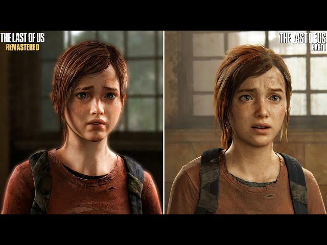 The Last of Us - Remaster VS Remake Graphics Comparison @ 4K