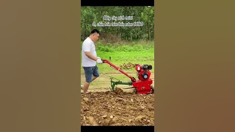 Máy Cày Bánh Xích Mini 7hp Máy Xới Đất Nông Nghiệp Máy Vun Luống Đa Năng