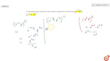 Assuming that `x , y , z` are positive real numbers, simplify each of the   following: `sqrt(x