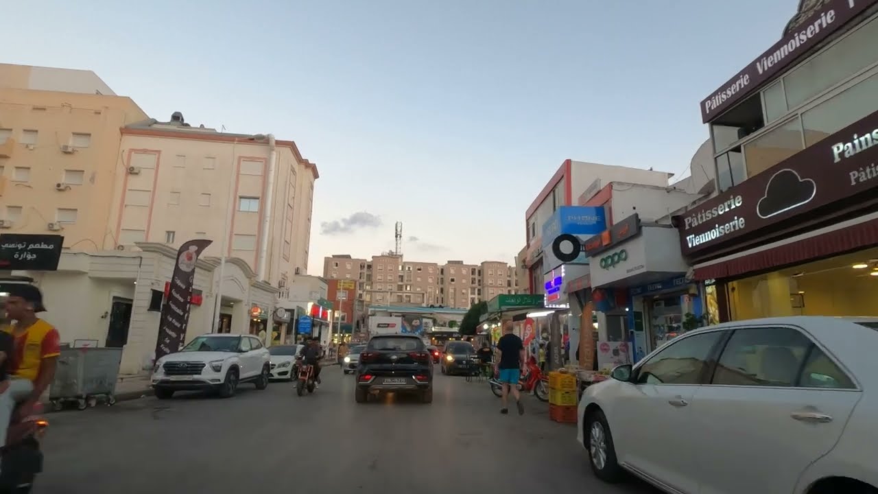 Aouina Cité Wahat To Carrefour La Marsa, Tunisia 🇹🇳 4k