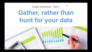 Chapter Dashboards: Part 2 – Gather, rather than hunt for your data