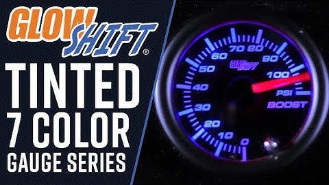 GlowShift | Tinted 7 Color Gauge Series for Cars and Trucks