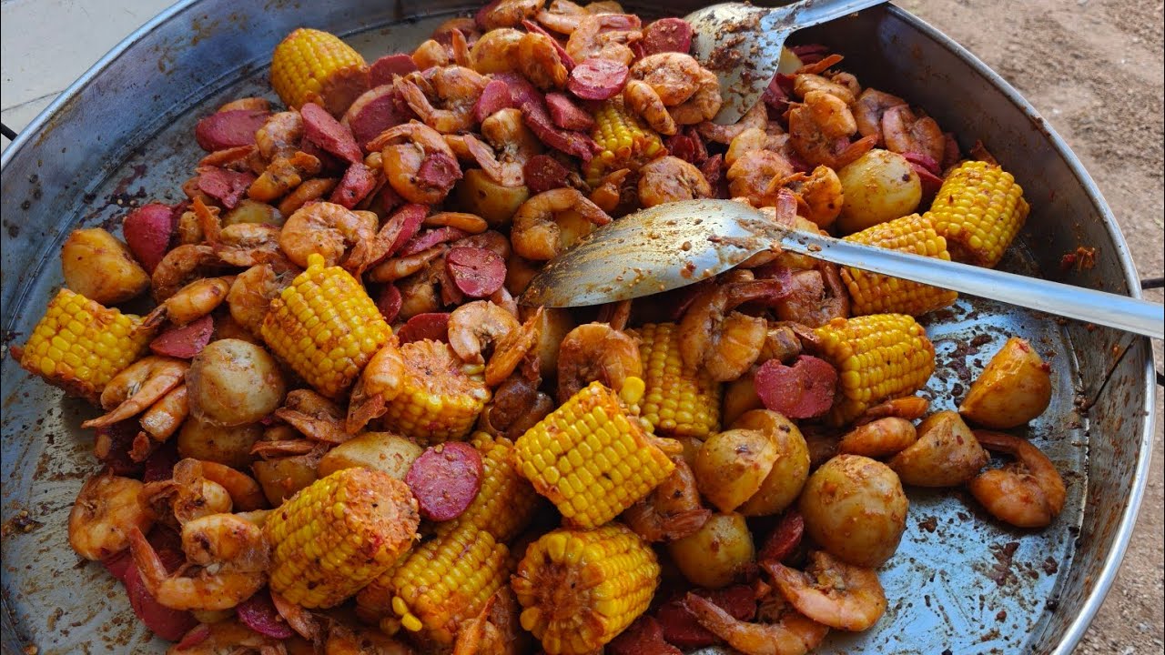 Cocinando Camarones Luisiana