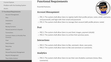Functional Requirements - Venting App Saas | Build in Public