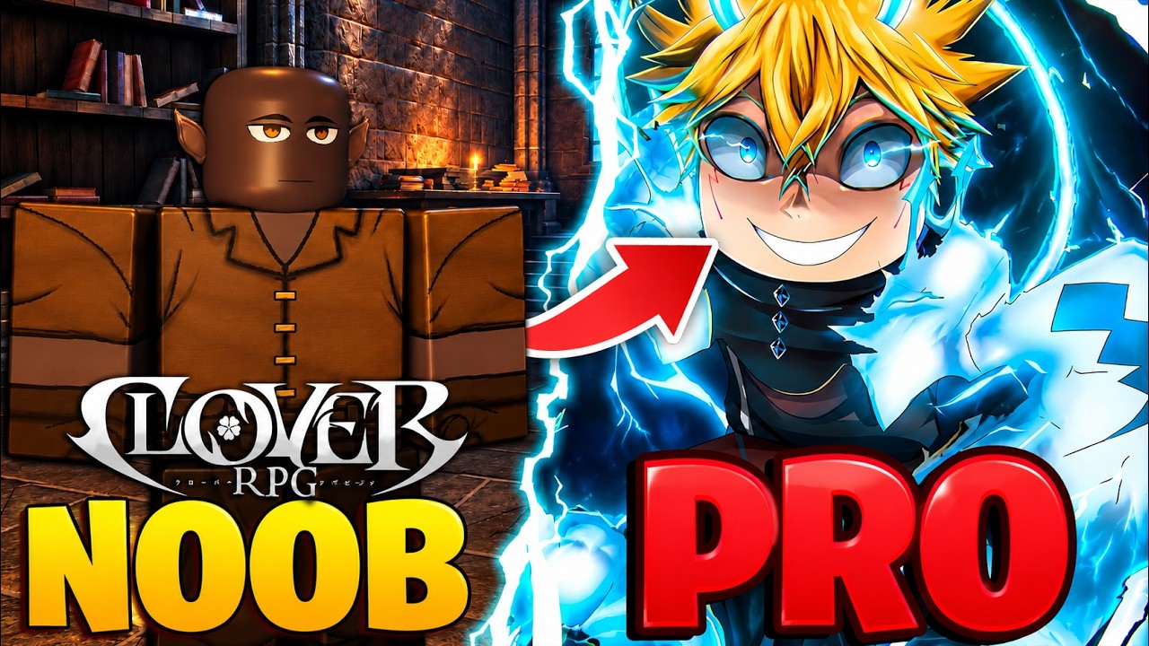 Going NOOB To PRO In Clover RPG! [Part 1] (Roblox) - YouTube