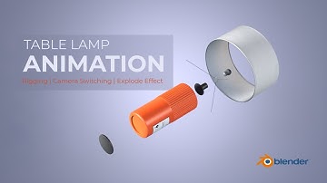 Blender Product Animation Tutorial for Beginners – Rigging, Camera Switching & Explode Effect