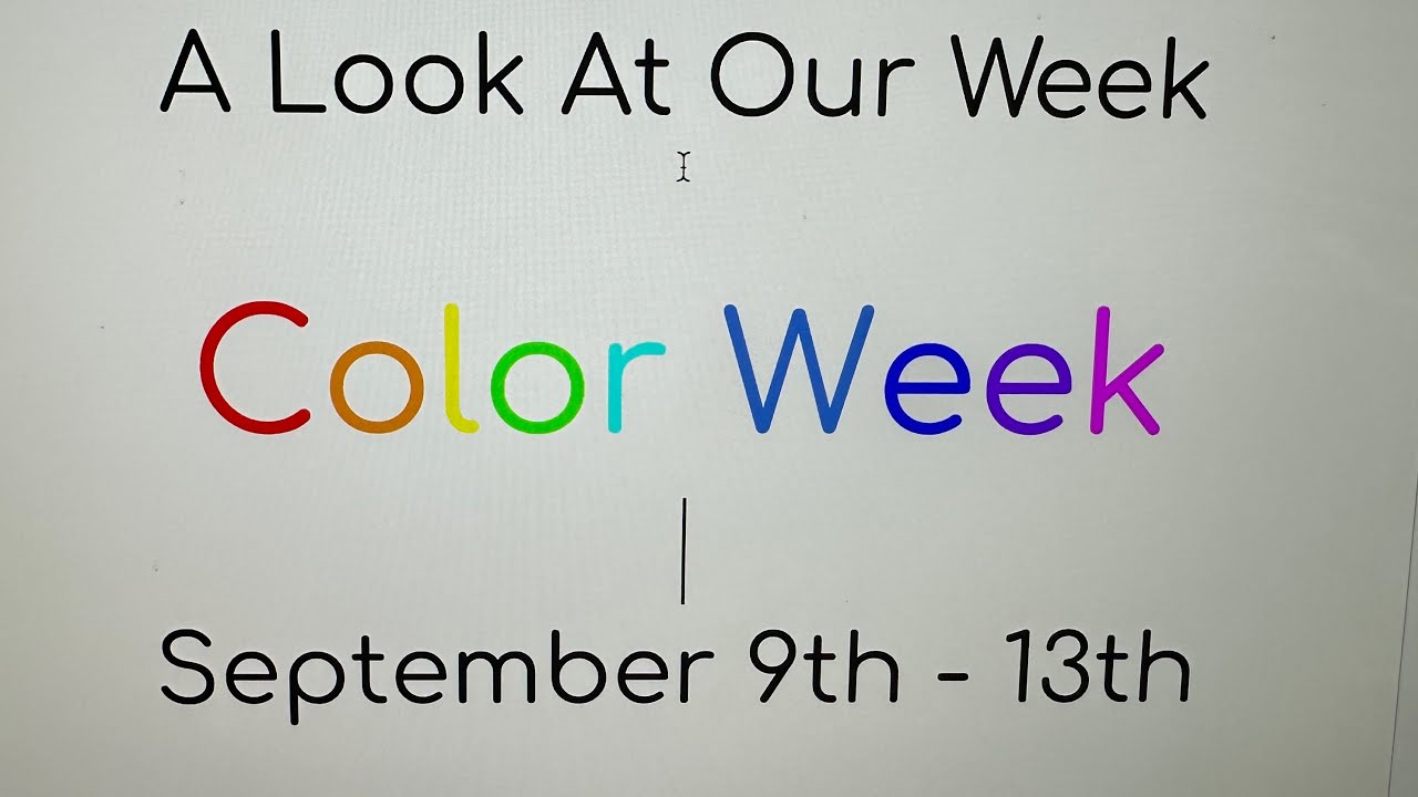 Color Week 2024 - YouTube