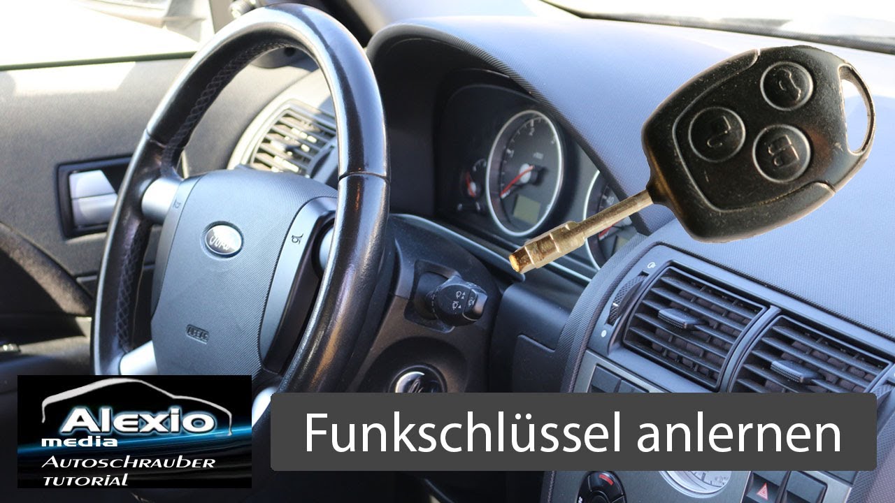 💡Ford Funkschlüssel anlernen Fiesta,Focus I+ II,C Max,S-Max,Mondeo 3,  X-Type-programming the remote 