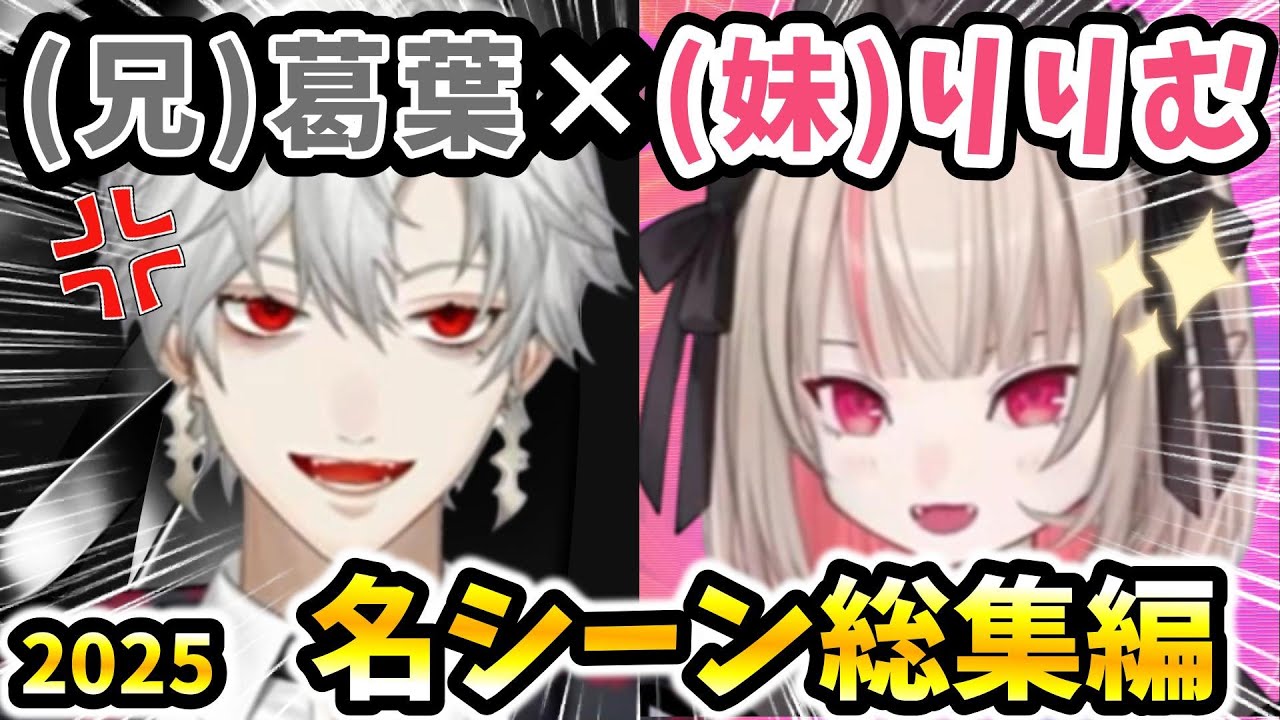 【2025名シーン総集編】(兄)葛葉×(妹)りりむ | この２人の空気感が最高すぎた