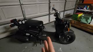 Honda Ruckus Cheap Mods Build Part 1