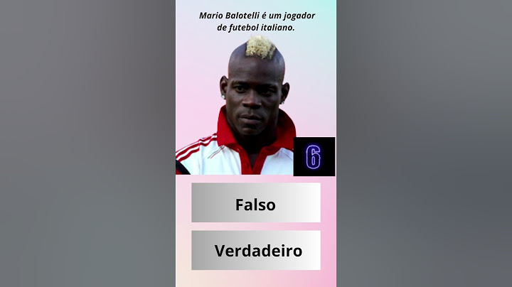 Mario Balotelli é um jogador de futebol italiano #shorts