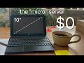 This old 10” netbook blocks ALL ads (mini server) 