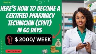 Easy Career Change: Earn Big as a Pharmacy Tech! No Degree Needed - Start TODAY 💊💵