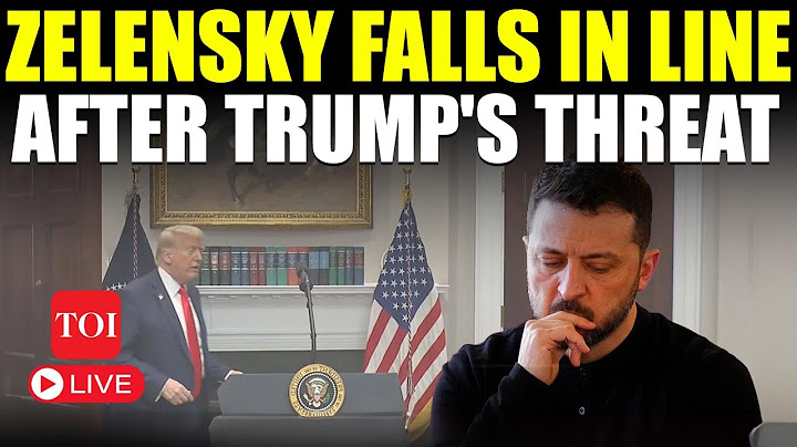 LIVE: Zelensky Shoots 'Apology Letter'; Trump Reads It Out During Cong Speech | Ukraine War