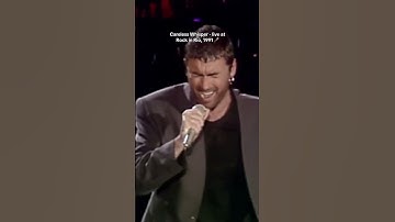 Thumbnail of Careless Whisper live at Rock in Rio, 1991 🎤  #GeorgeMichael #shorts