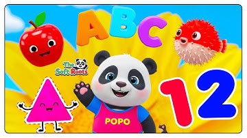 Preschool Learning activities for 3 year olds at home | Learn ABC Phonics Shapes Numbers Colors 🌈