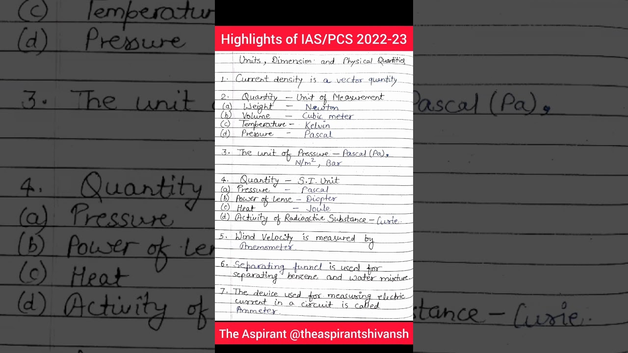 Highlights of IAS/PCS 2022-23 Science | The Aspirant 