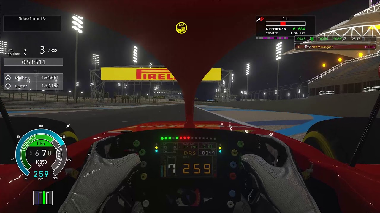 F1 2018 | ACFL BETA / HALO IN THE NIGHT [Assetto Corsa]