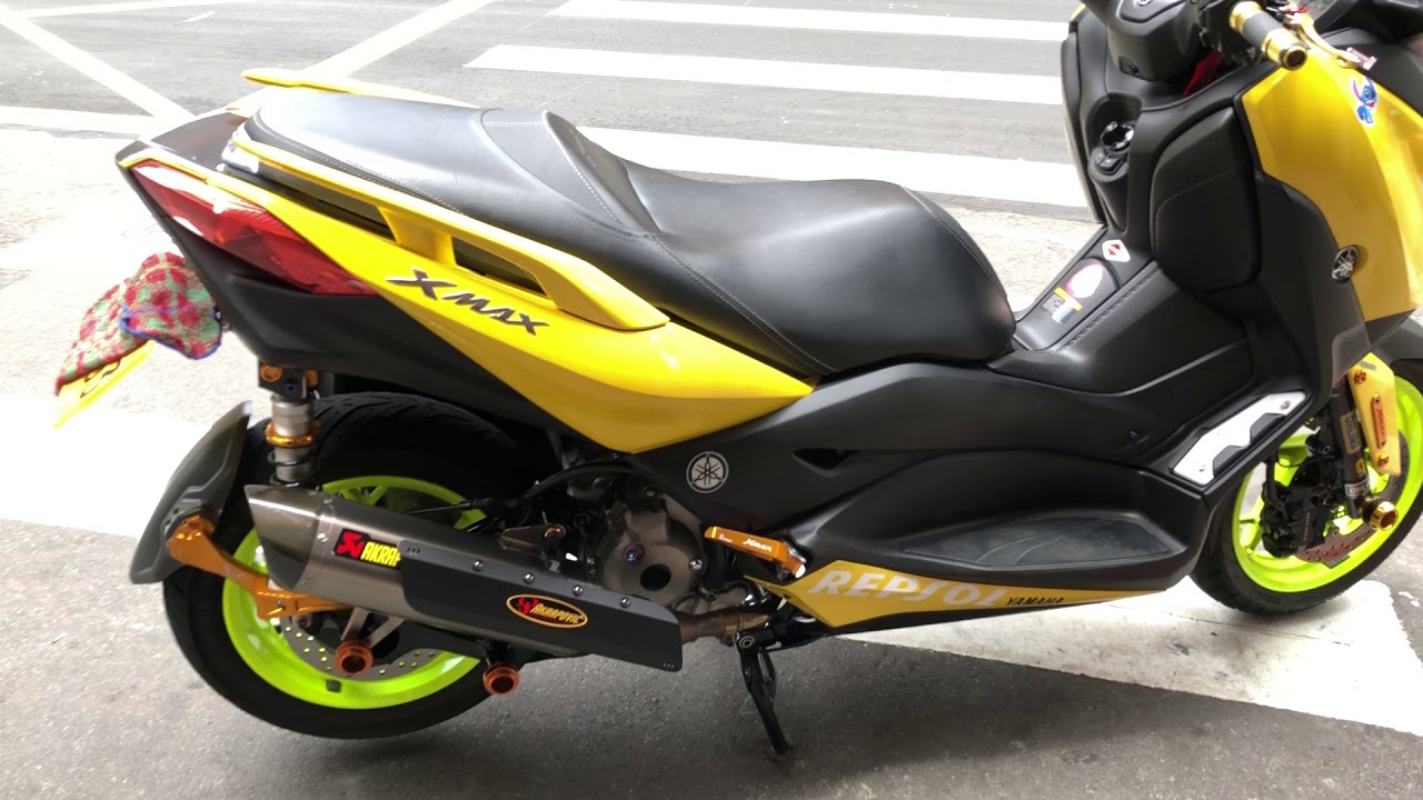 山葉yamaha Xmax300 黃牌大羊重型機車 外觀 Youtube