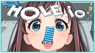 【Hole.io】#01 たくさん食べて大きくなりたい！