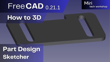 FreeCAD version 0 21 1 part #43 2024  How to 3D