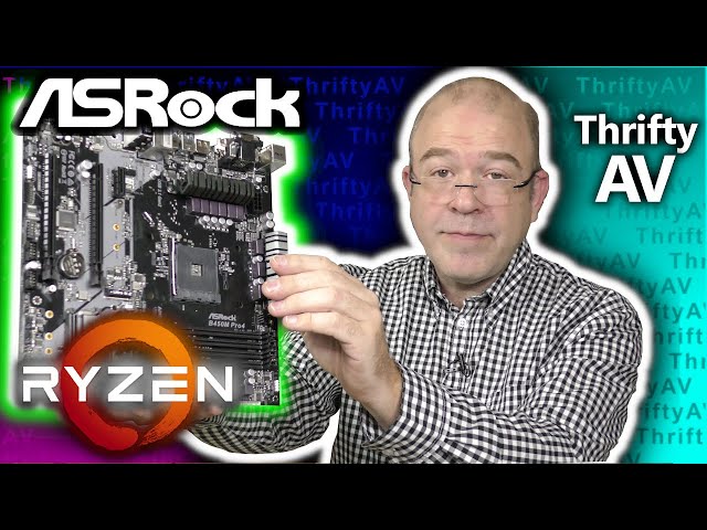 ASRock B450M Pro4, AMD Ryzen 3 2200G | Spare Parts MicroATX Build