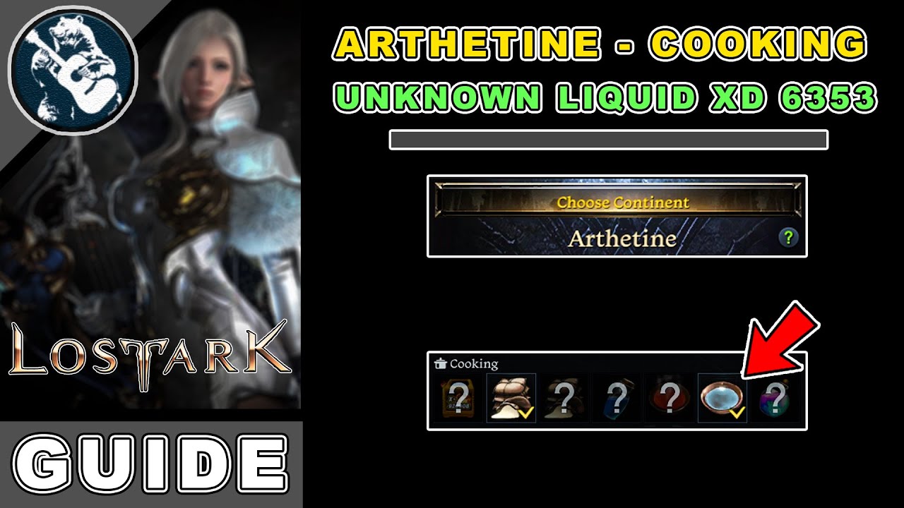 Unknown Liquid XD 6353 Location in Lost Ark | Arthetine Cooking Locations Guide