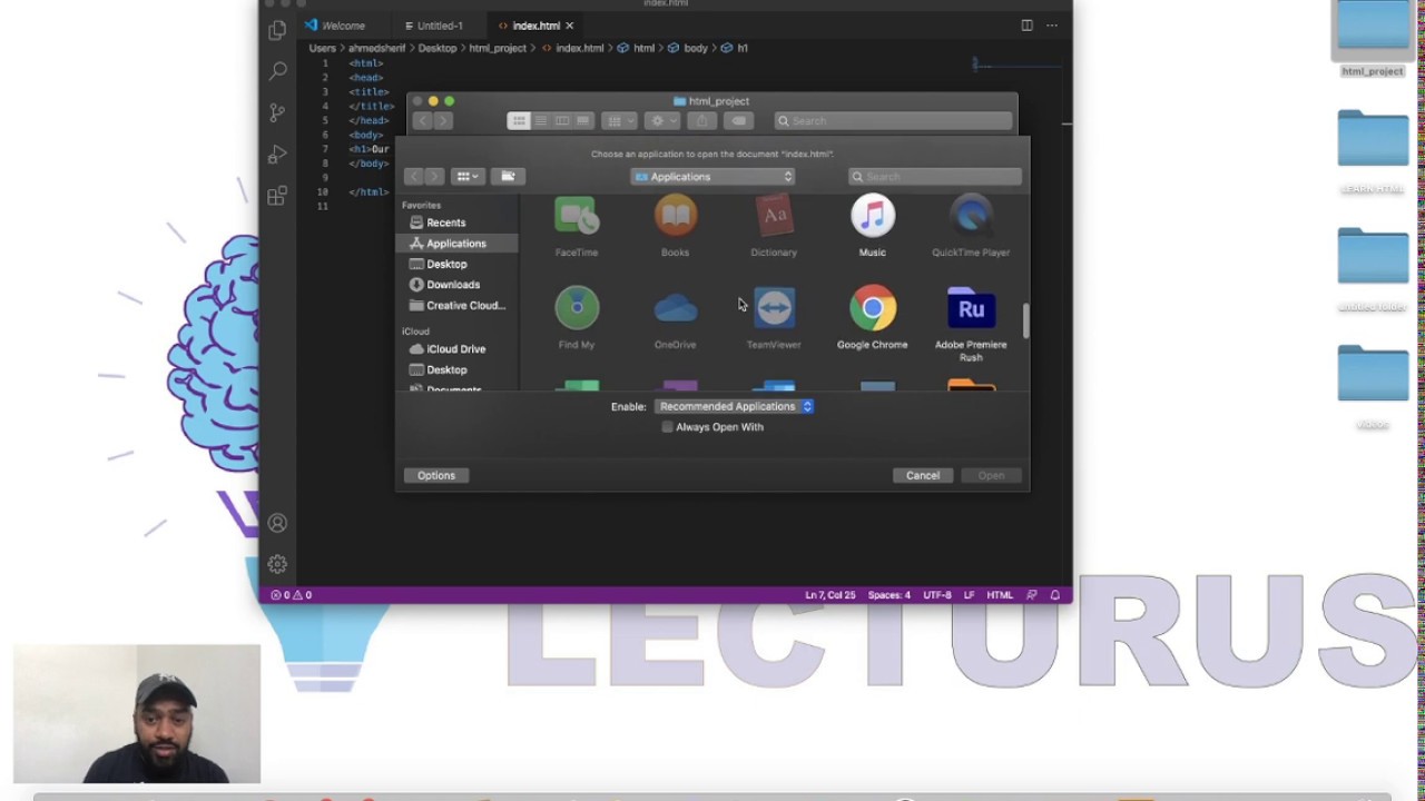 #1 html5 & css3: download & install visual studio code - YouTube
