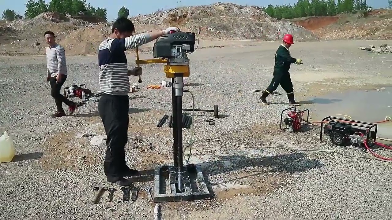 Single Vertical Backpack Drilling Rig Portable Geological Exploration Core Drilling Rig