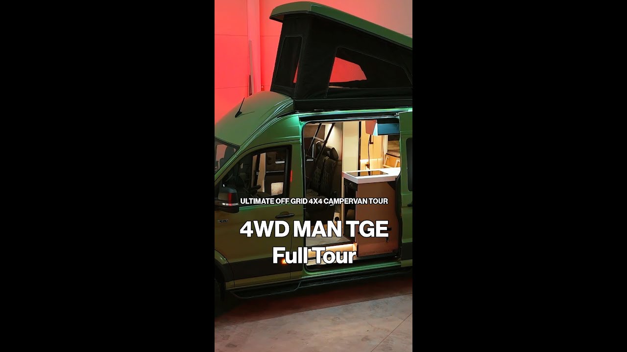 4WD MAN TGE Campervan Tour