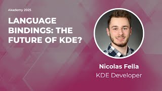 Language Bindings: The Future of KDE?