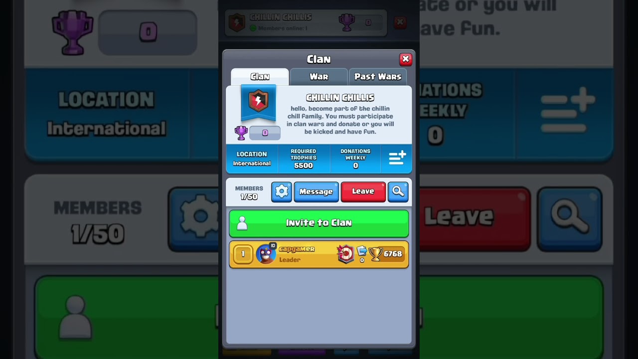 Join trying to make this the best clan 