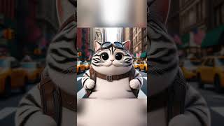 Cute Cat,An admirable effort to change #aiimages #cat #cute #handsome #resolve17