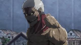 Eren vs Reiner 'Armoured Titan' Round 2 Full Fight | Attack on Titan Season 3 Part 2