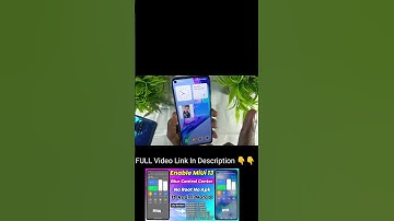 Redmi Note 9 How To Enable MIUI 13 Grey Control Center To Blur Control Center | #shorts #shortvideo
