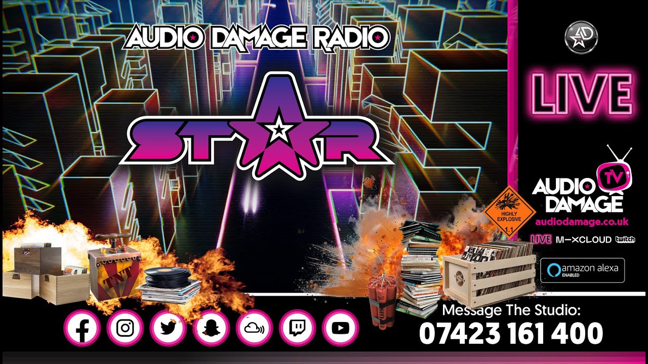 DJ A-Star - Wonky Wednesday - (Donk / Scouse House) - LIVE - Audio Damage Radio. 7 - 8pm. (05.11.25)