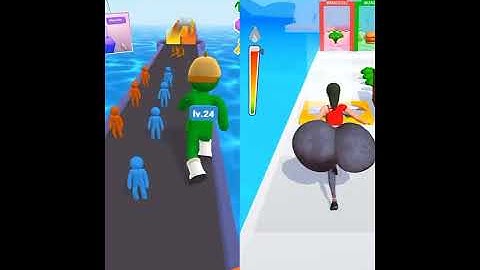 Giant Rush Vs Twerk All Levels Gameplay Android iOS Walkthrough 3DG121