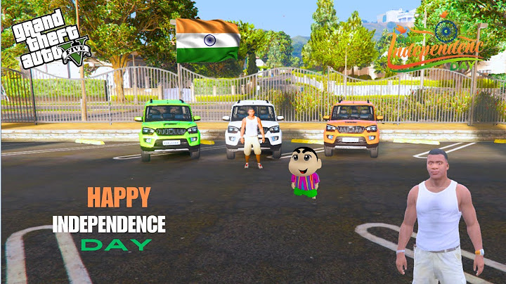 GTA 5 : Franklin Celebrate Independence Day With Shinchan