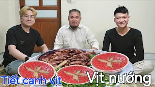 Tiết Canh Vịt.Vịt Nướng Than Hoa.Thơm Ngon Béo Ngậy | Biển Nguyễn ngọc 