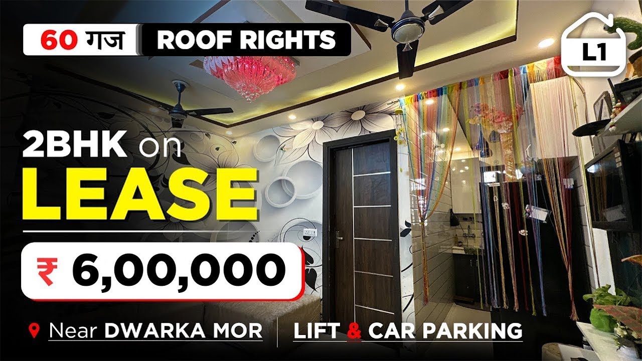 2 BHK Flat for Lease in 6 Lacs with Lift Car Parking & Roof Rights | BRS SHOW L1