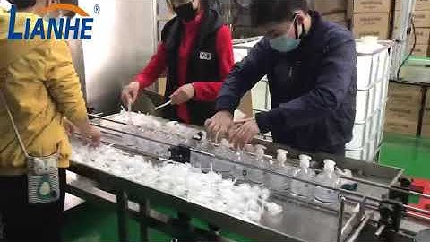 Hand Sanitizer Automatic Filling Line Filling Capping Machine