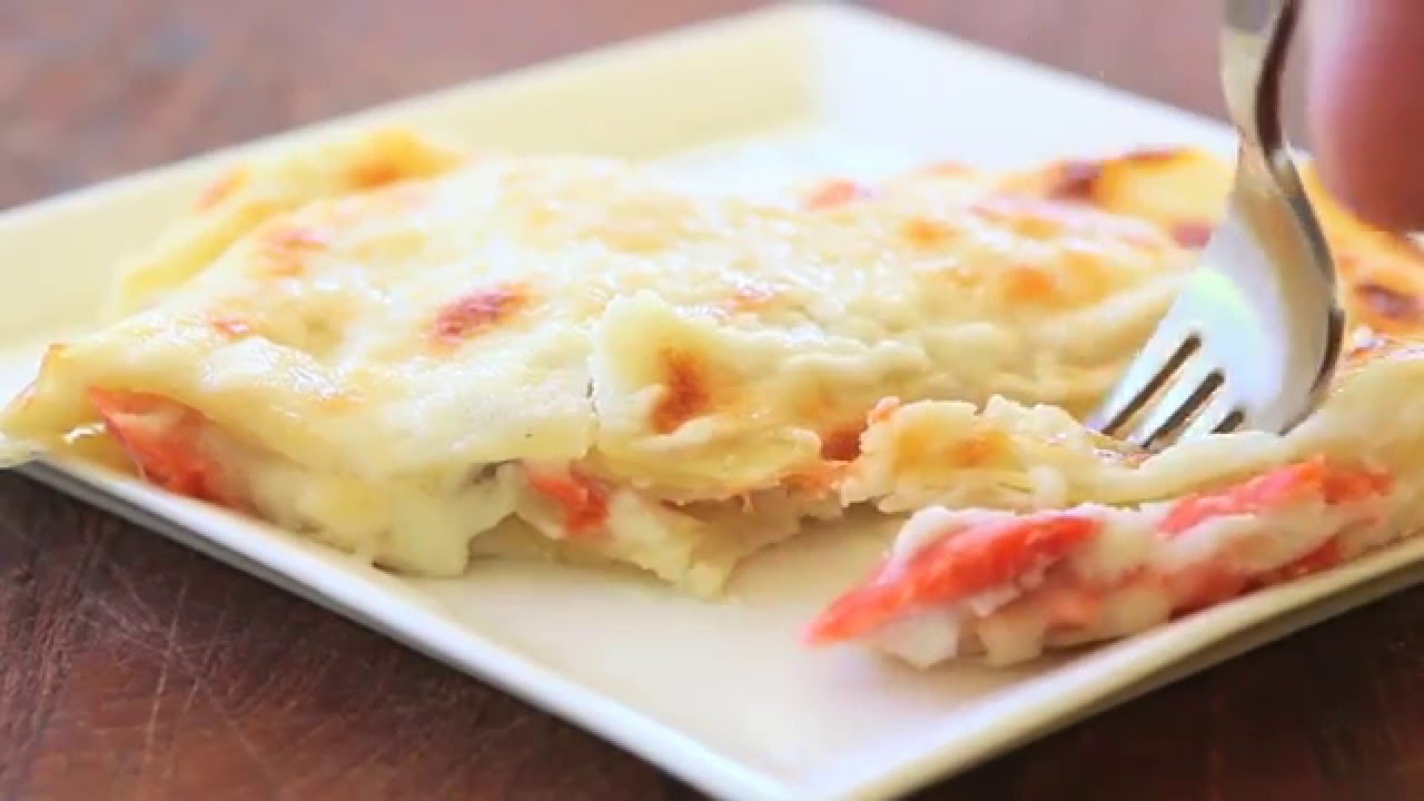 Smoked Salmon lasagna recipe | BuonaPappa